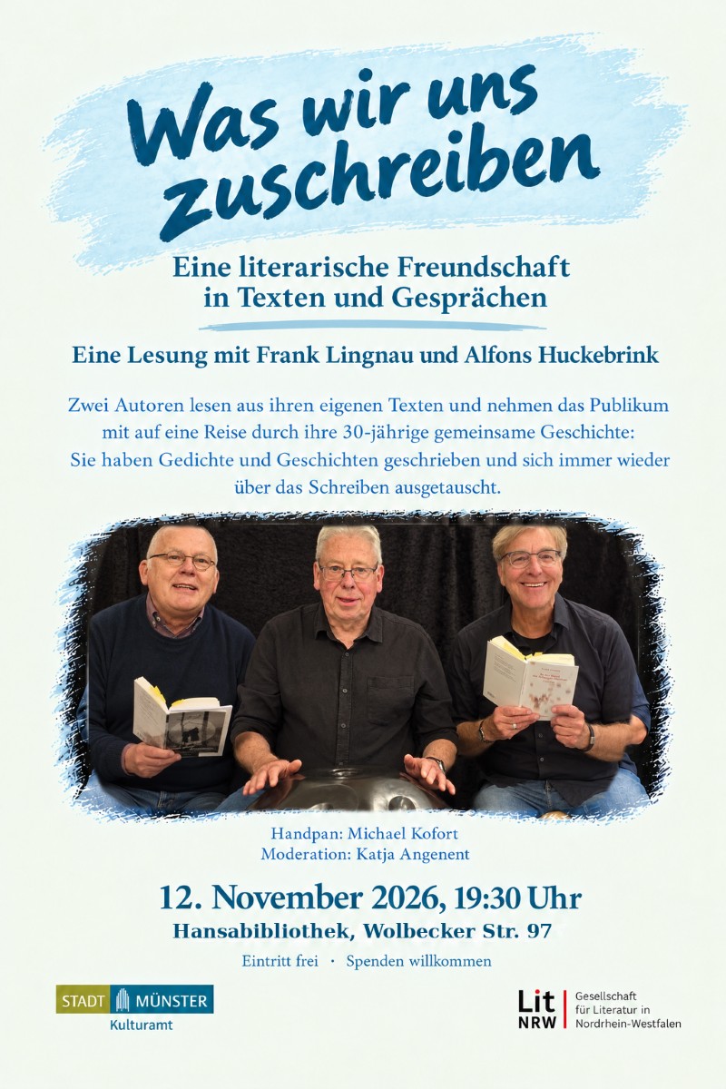 Literarische Freundschaft Flyer
